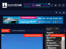'morski.hr' screenshot