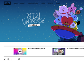 'bt21.com' screenshot