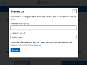 'microsoftstore.com' screenshot