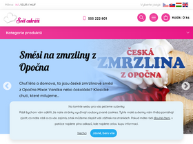 'svetcukraru.cz' screenshot
