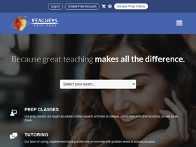 'teacherstestprep.com' screenshot