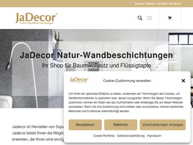 jadecor.de homepage screenshot