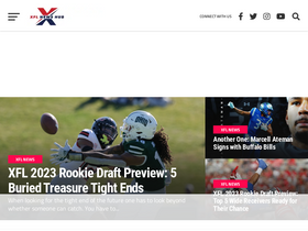 'xflnewshub.com' screenshot