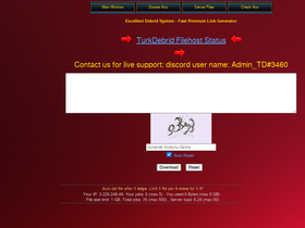 'turkdebrid.net' screenshot