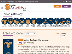 'indianastrology2000.com' screenshot
