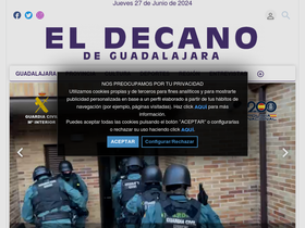 'eldecanodeguadalajara.com' screenshot