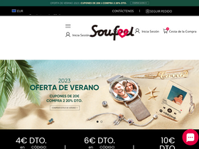 'soufeel.es' screenshot