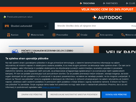 'autodoc.si' screenshot