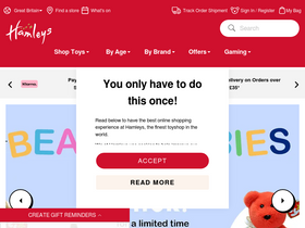'hamleys.com' screenshot