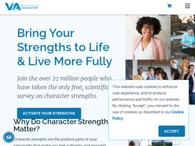 'viacharacter.org' screenshot