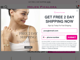 Helen Ficalora website screenshot