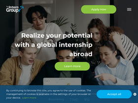 'theinterngroup.com' screenshot