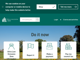 'hillingdon.gov.uk' screenshot