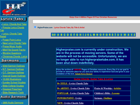 'higherpraise.com' screenshot