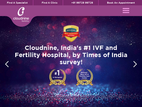'cloudninefertility.com' screenshot