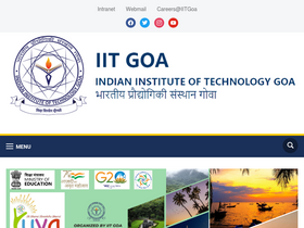 'iitgoa.ac.in' screenshot