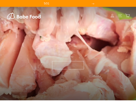 babe-food.com homepage screenshot