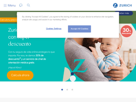 'zurich.es' screenshot