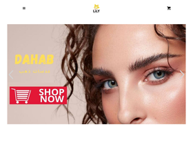 lilybeauty.net homepage screenshot