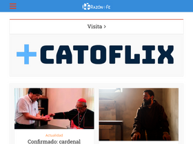 'razonmasfe.com' screenshot