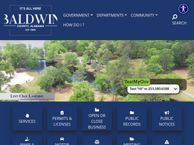 'baldwincountyal.gov' screenshot