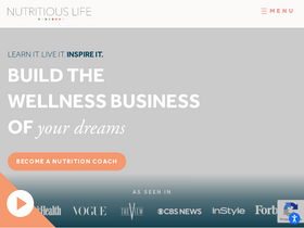 'nutritiouslife.com' screenshot