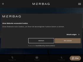 'merbag.ch' screenshot