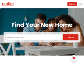 'rentler.com' screenshot