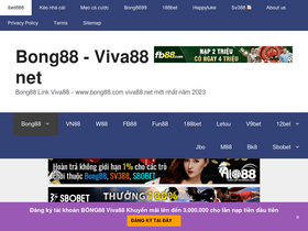 'viva88bong88link.com' screenshot