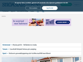 'stromstadstidning.se' screenshot