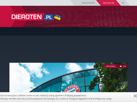'dieroten.pl' screenshot