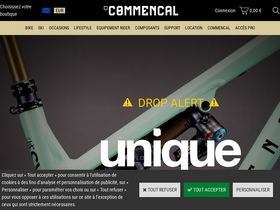 'commencal-store.com' screenshot