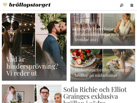 'brollopstorget.se' screenshot