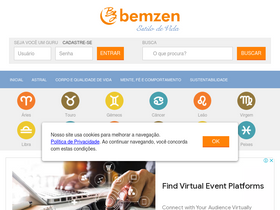 'bemzen.com.br' screenshot