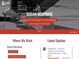 'logcluster.org' screenshot