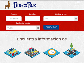 'buscobus.pe' screenshot