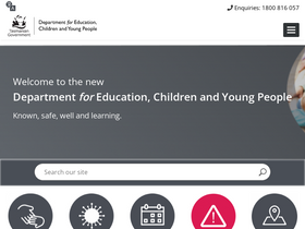 'decyp.tas.gov.au' screenshot