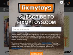 'fixmytoys.com' screenshot