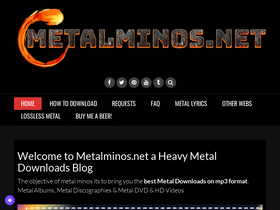 'metalminos.net' screenshot