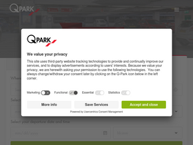 'q-park.co.uk' screenshot