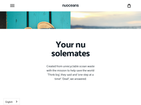 Nuoceans homepage screenshot