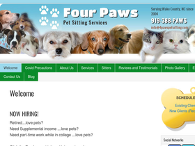 4pawspetsitting.com