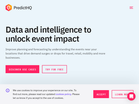 'predicthq.com' screenshot