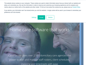'care-planner.co.uk' screenshot