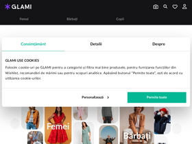 'glami.ro' screenshot