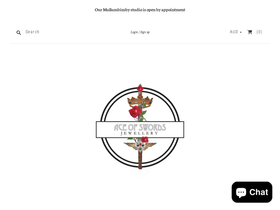 aceofswords.com.au homepage screenshot