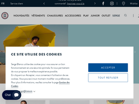 'sergeblanco.com' screenshot