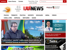'ijuinews.com.br' screenshot