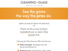 'cleaningtheglass.com' screenshot