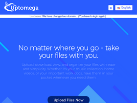 'uptomega.me' screenshot